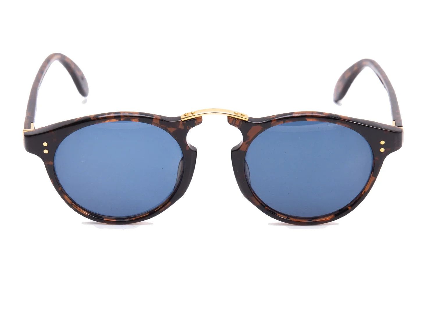 Jean Paul Gaultier Tortoise Pattern Sunglasses in Blue Brown Size ONE SIZE - 2 Thumbnail