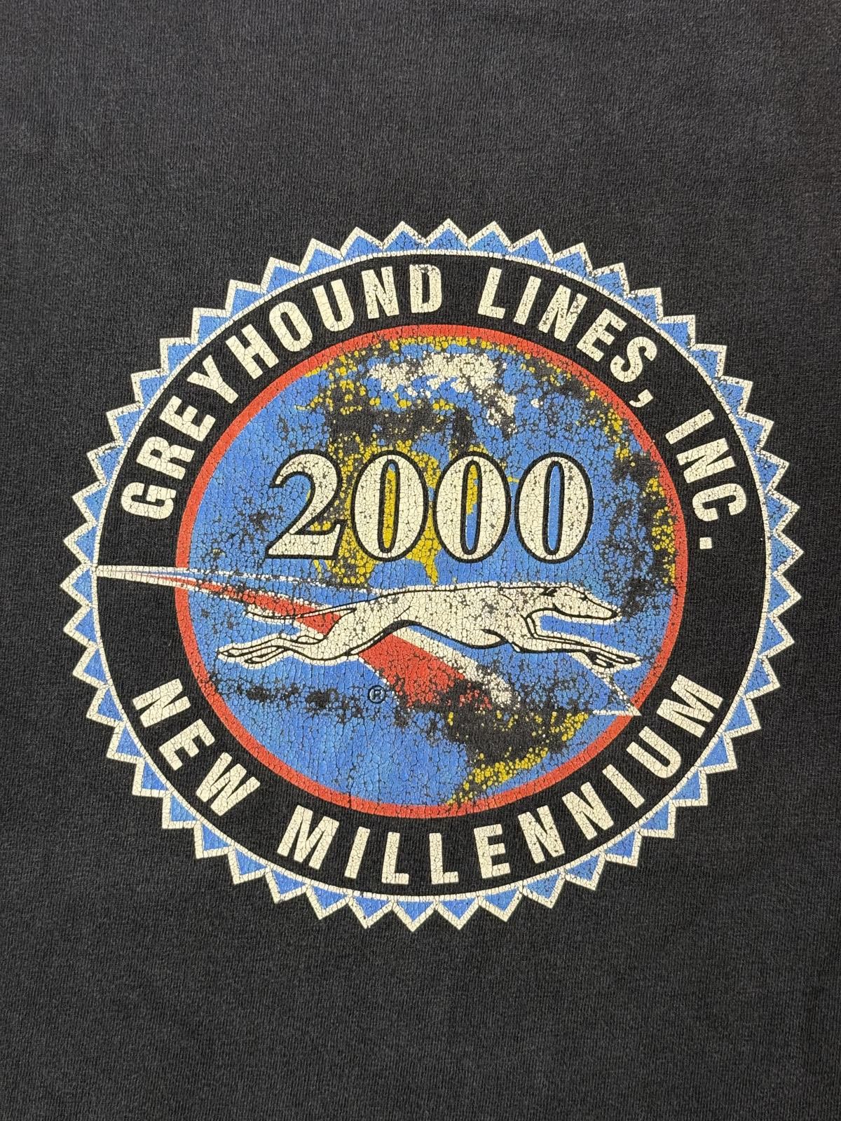 Designer VTG Greyhound Lines Buse T-shirt 2000 New Millennium- L Size US L / EU 52-54 / 3 - 3 Thumbnail