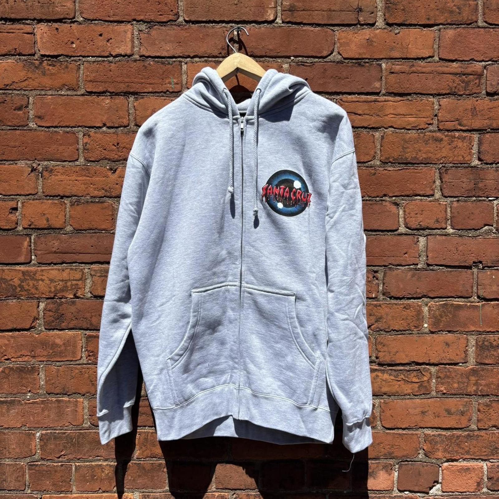 Santa Cruz Skateboards Vintage Santa Cruz eye ball zip up hoodie 00s M Size US M / EU 48-50 / 2 - 2 Thumbnail