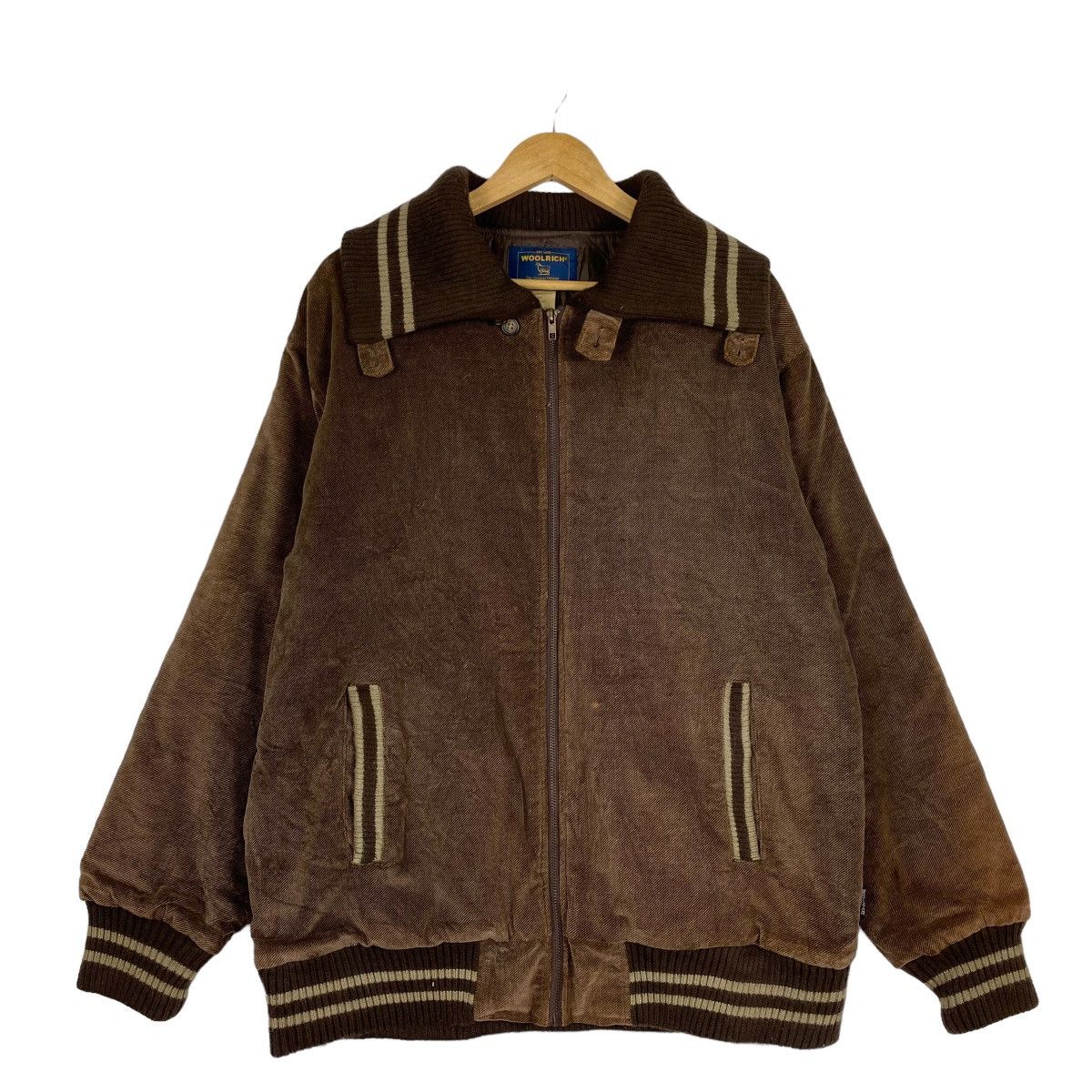 Japanese Brand × Woolrich Woolen Mills Vintage Woolrich John Rich & Bros Zipper Jacket Size US L / EU 52-54 / 3 - 1 Thumbnail