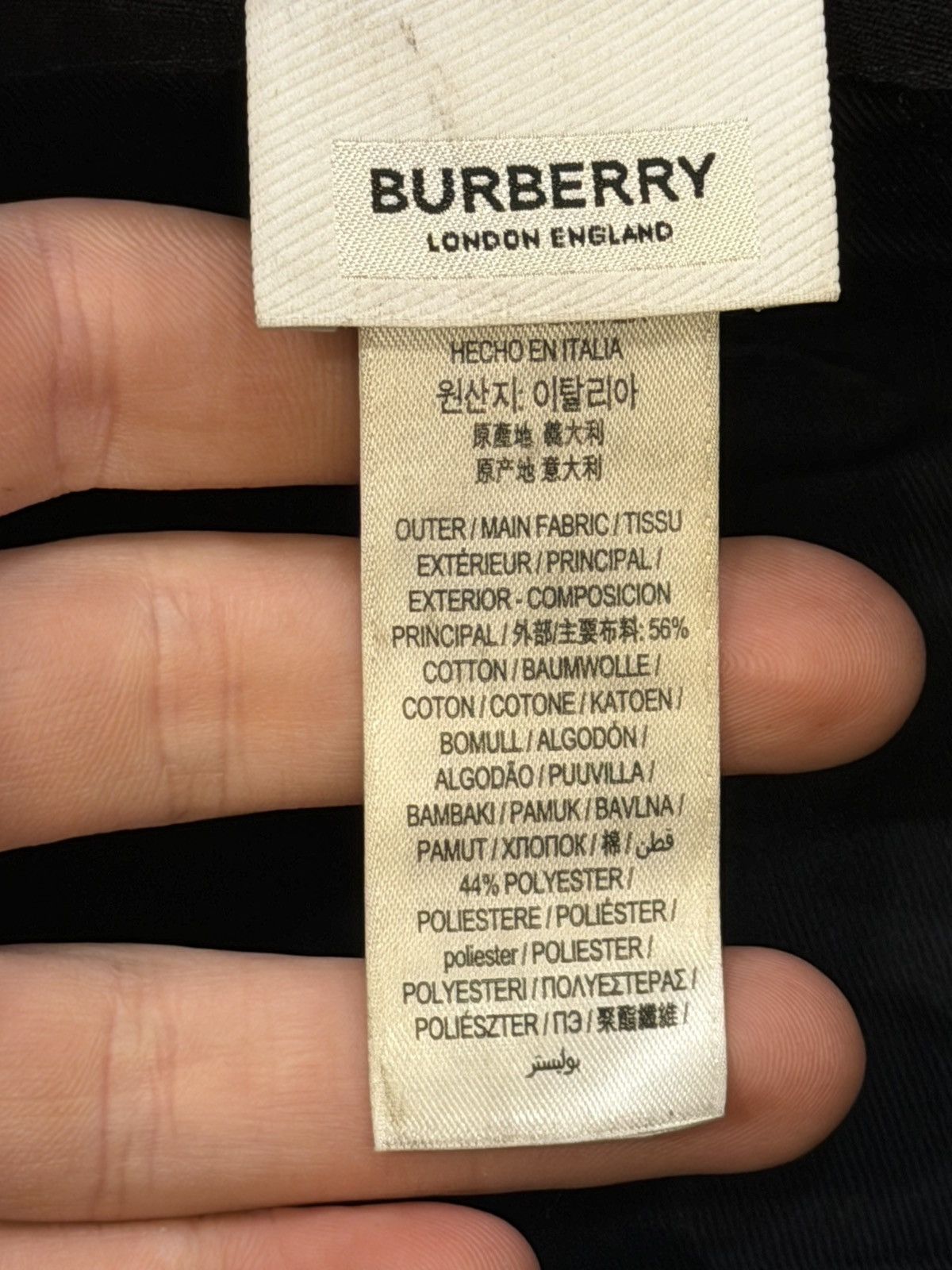 Burberry Burberry Checkered Bucked Hat - Beige Size ONE SIZE - 7 Thumbnail