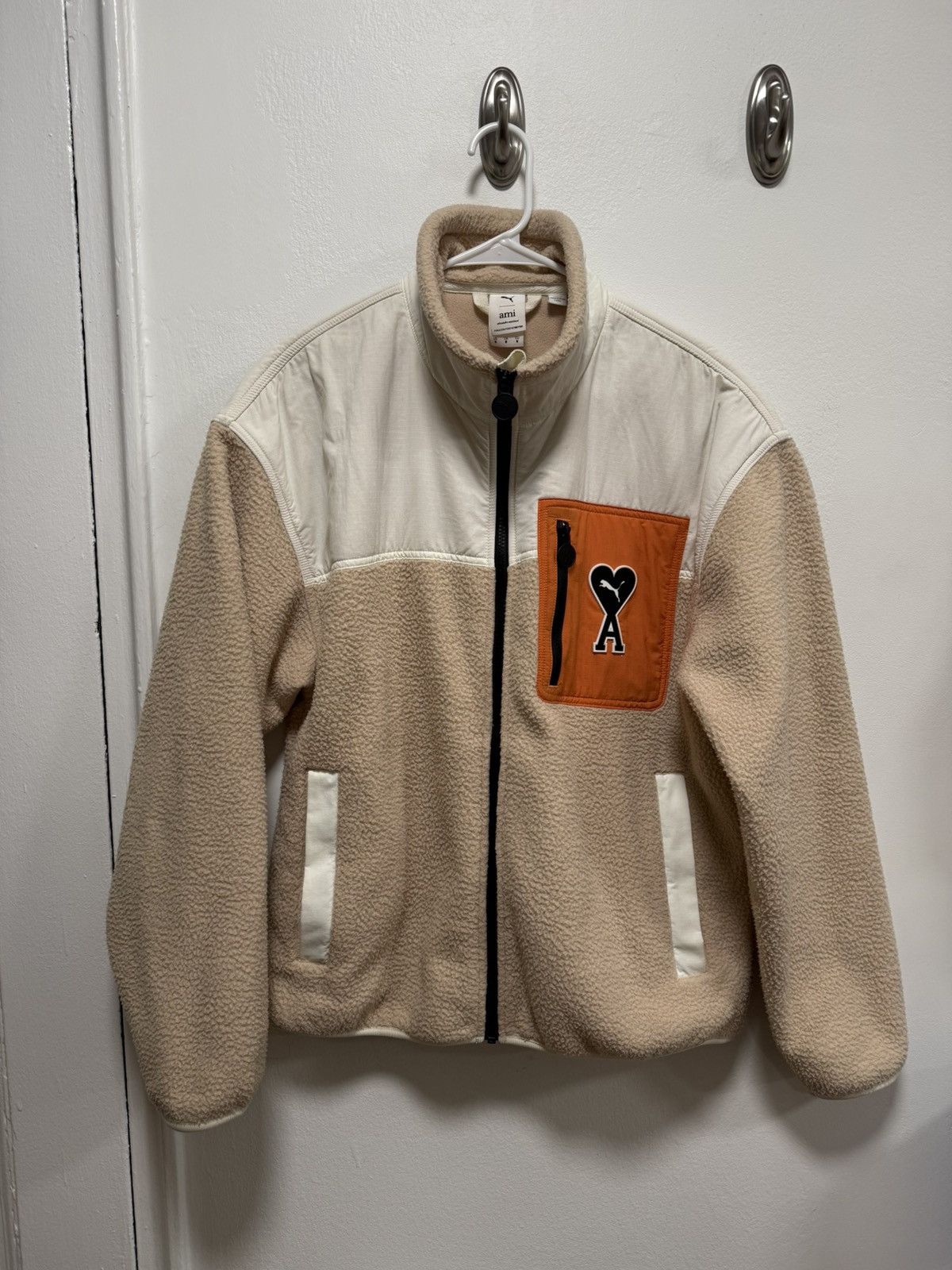 AMI Puma x AMI Faux Sherpa Jacket Size US M / EU 48-50 / 2 - 1 Thumbnail