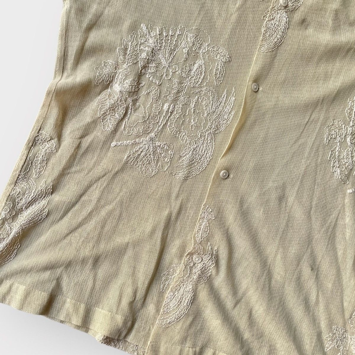 Bode Bode Moth Veil embroidered Mesh shirt Size US M / EU 48-50 / 2 - 10 Thumbnail