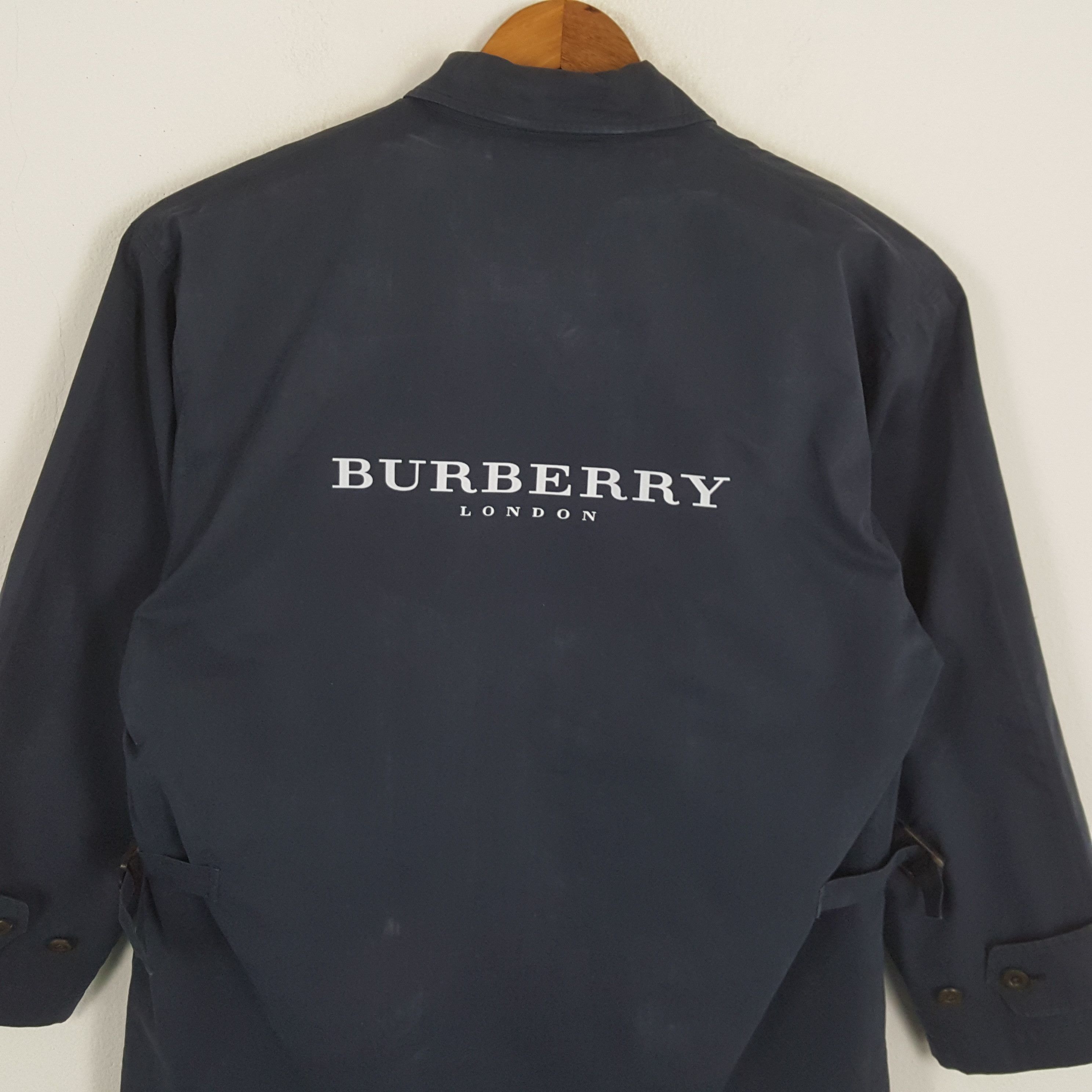 Burberry × Vintage Vintage BURBERRY LONDON Fashion Brand Coat Jacket Size US L / EU 52-54 / 3 - 2 Thumbnail