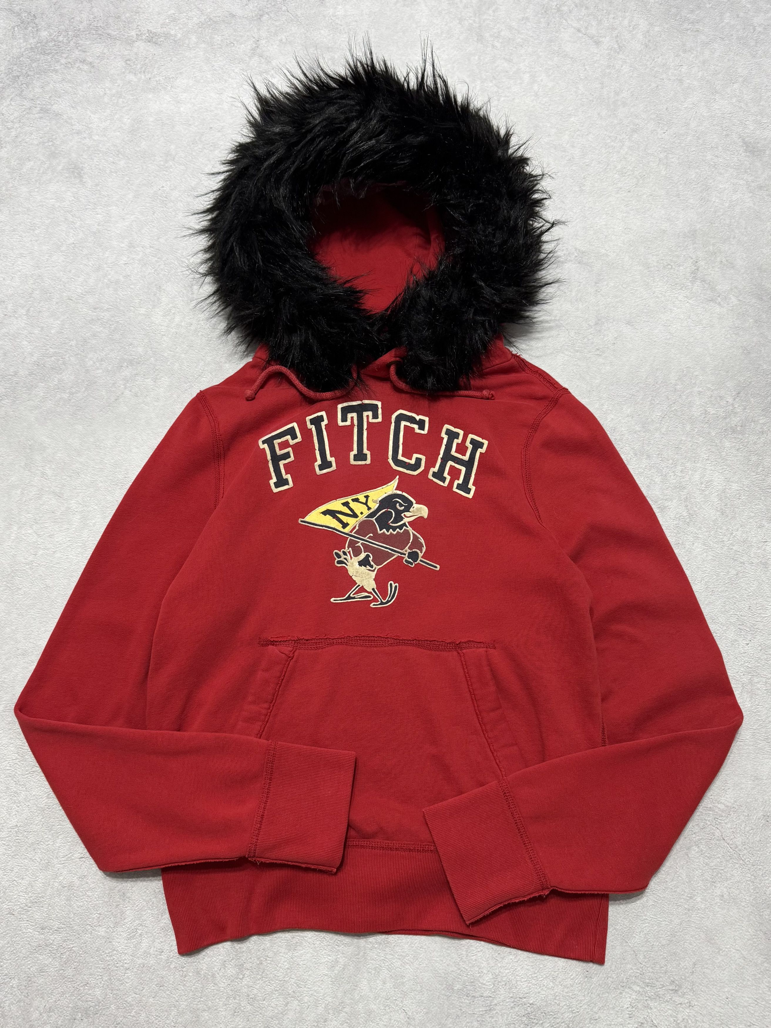 Abercrombie & Fitch Abercrombie and Fitch Y2K Fur Hoodie Hysteric Glamour Style Size US M / EU 48-50 / 2 - 3 Thumbnail