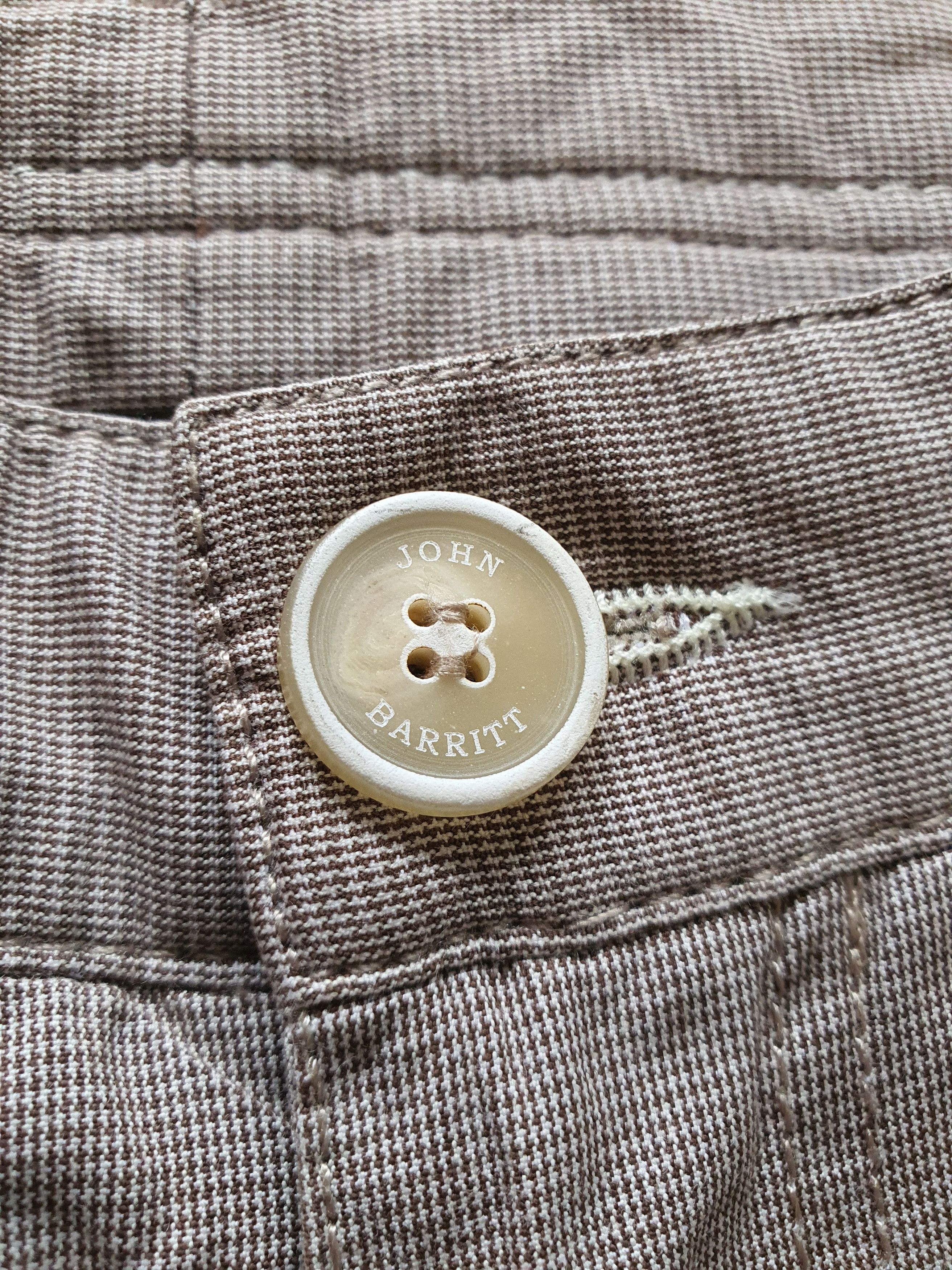 Other JOHN BARRITT - Casual Chinos Trousers - Microcheck, Tapered Size US 30 / EU 46 - 5 Thumbnail
