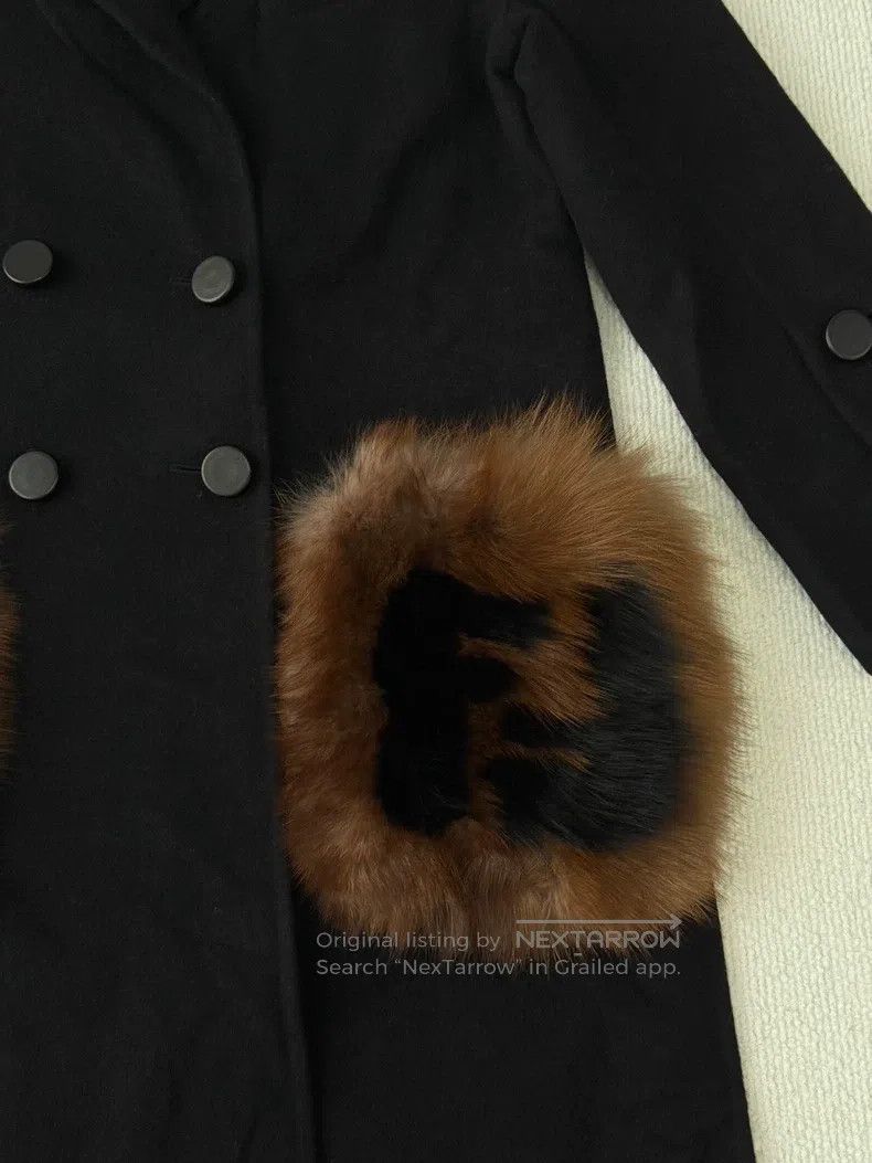 Fendi Fendi Black Mink Pocket Patch Fur Coat Size XS / US 0-2 / IT 36-38 - 3 Thumbnail