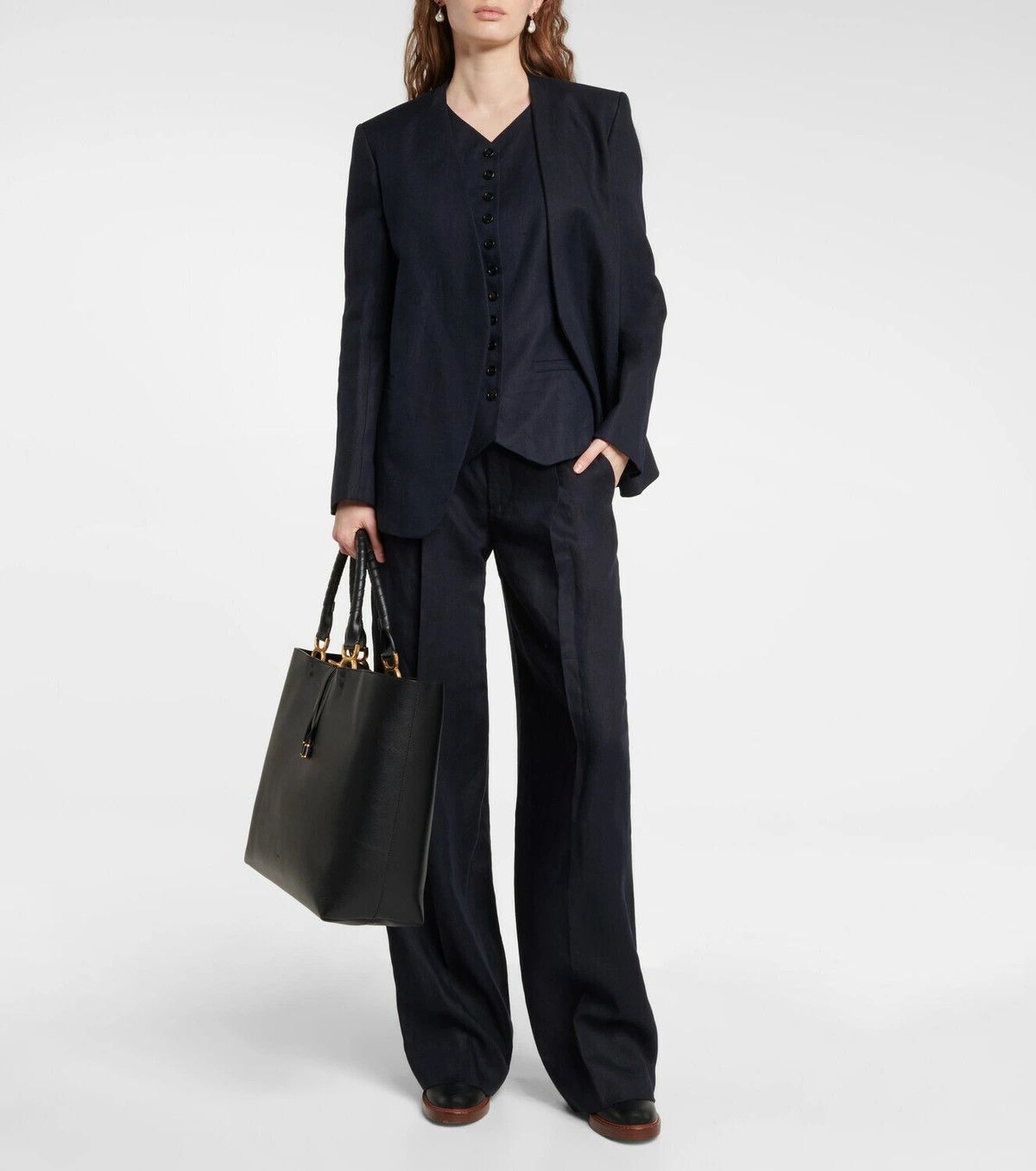 Chloe o1loc1c1024 Marcie Tote in Black Size ONE SIZE - 4 Thumbnail