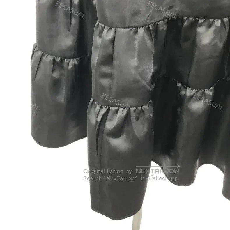 Comme des Garcons Comme Des Garcons Black Satin Sleeveless Gobelin Pattern R Size XS / US 0-2 / IT 36-38 - 3 Thumbnail