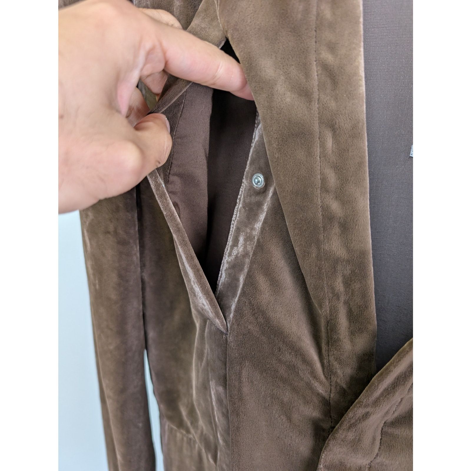 Rick Owens o1rshd1 Fog Pocket Secret Larry Cardigan Sweater in Brown Size US M / EU 48-50 / 2 - 9 Thumbnail