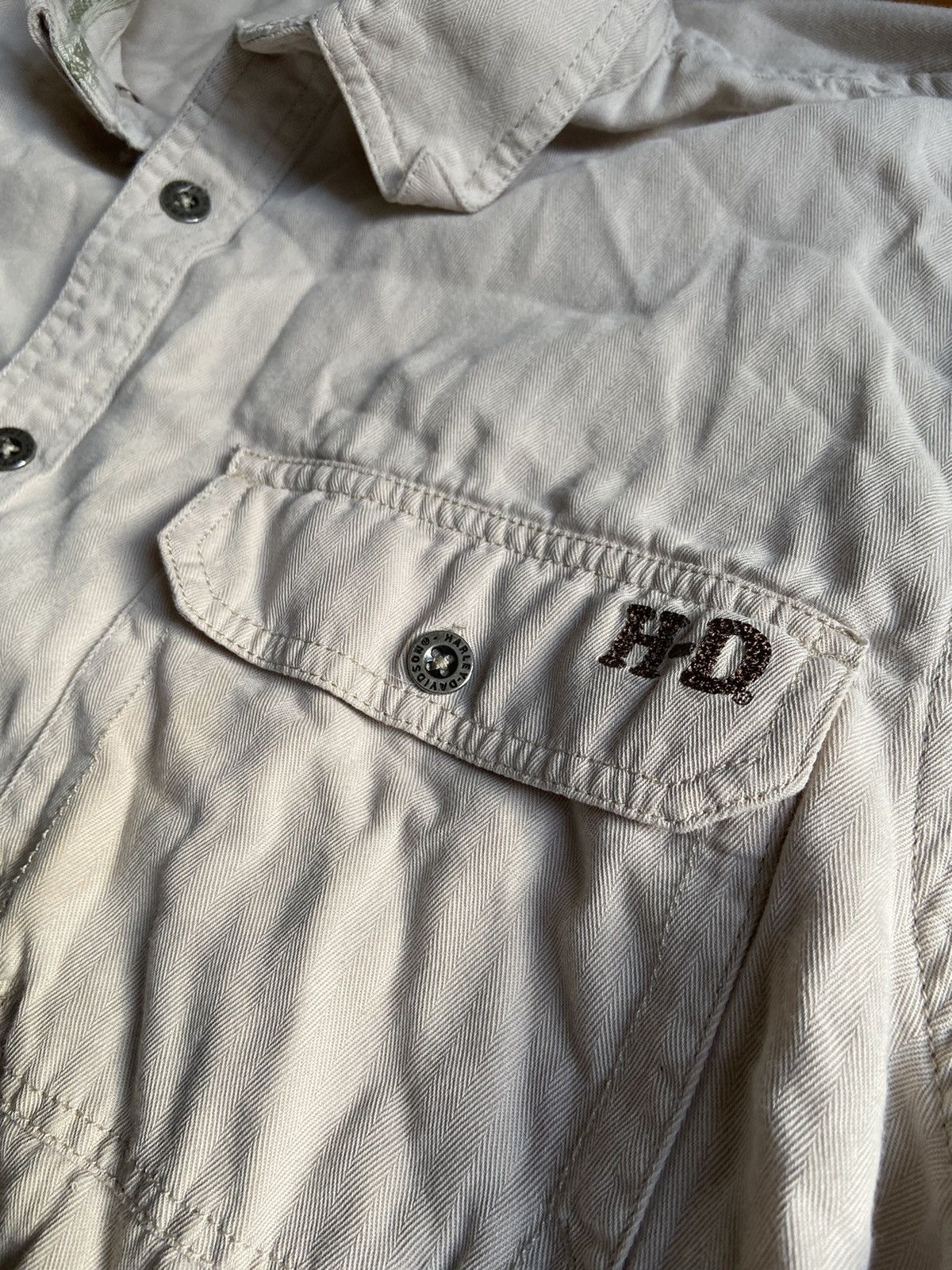 Harley Davidson × Vintage Harley-Davidson beige shirt high quality Size US XL / EU 56 / 4 - 1 Thumbnail
