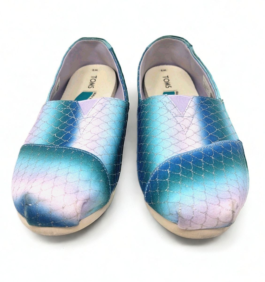 Toms TOMS Alpargata Mermaid Scale Flats Canvas Slip On Size 9 Size US 9 / IT 39 - 3 Thumbnail