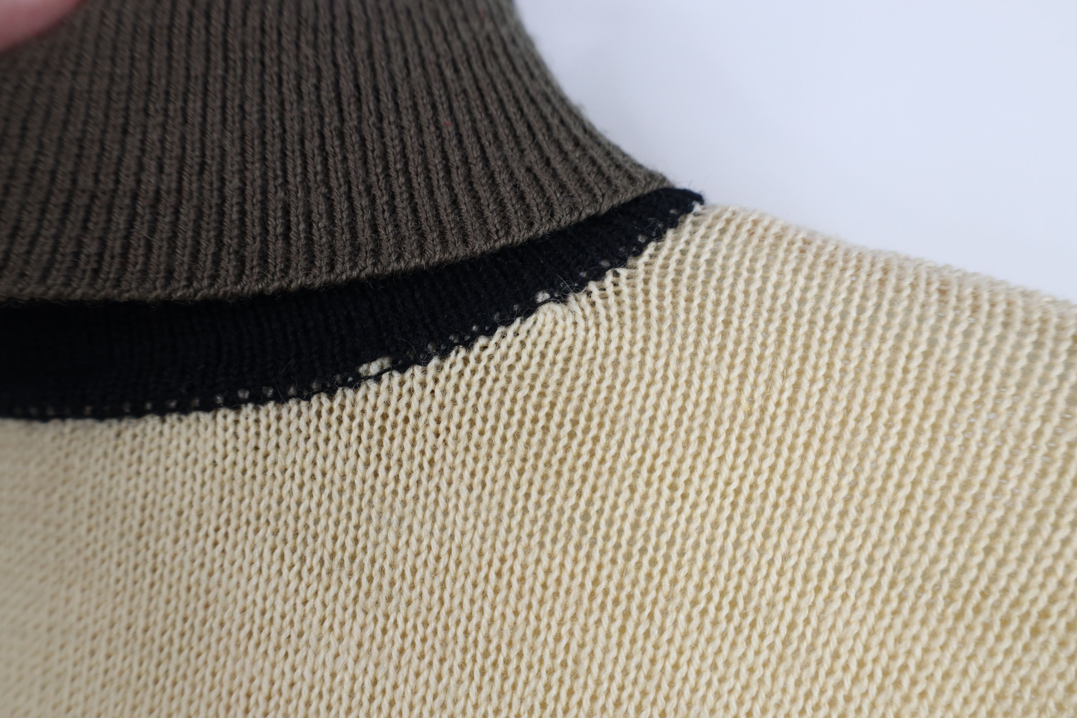 Vintage Vintage 60s 70s Mid Century Modern MCM Block Sweater USA Size M / US 6-8 / IT 42-44 - 4 Thumbnail