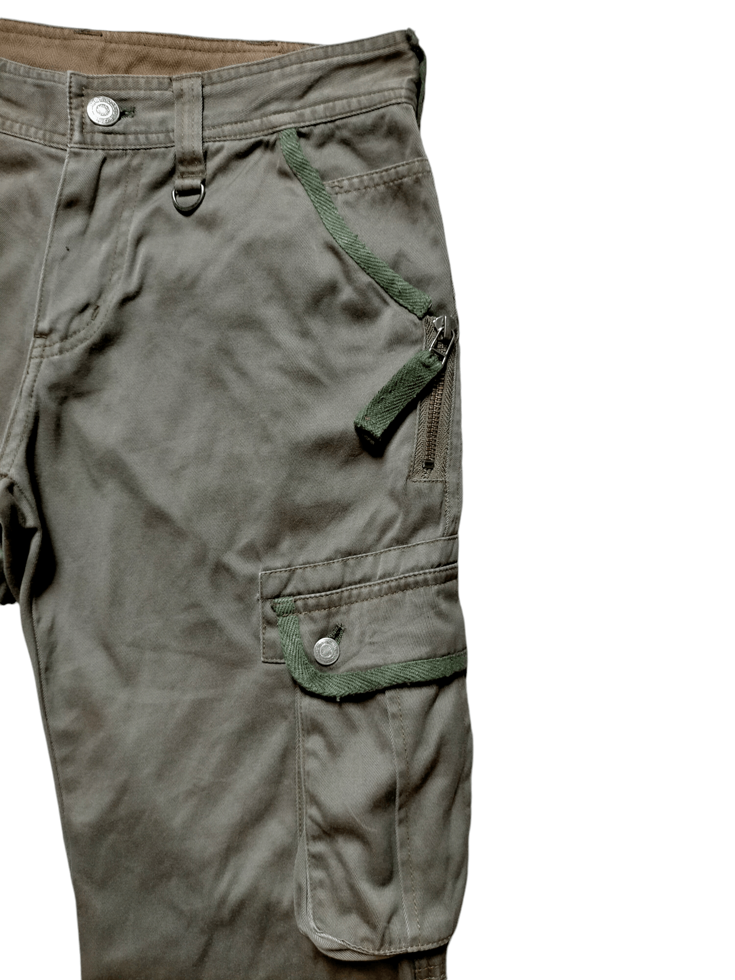 Tornado Mart Tornado Mart Flare Cargo Trouser Pants Size US 28 / EU 44 - 6 Thumbnail