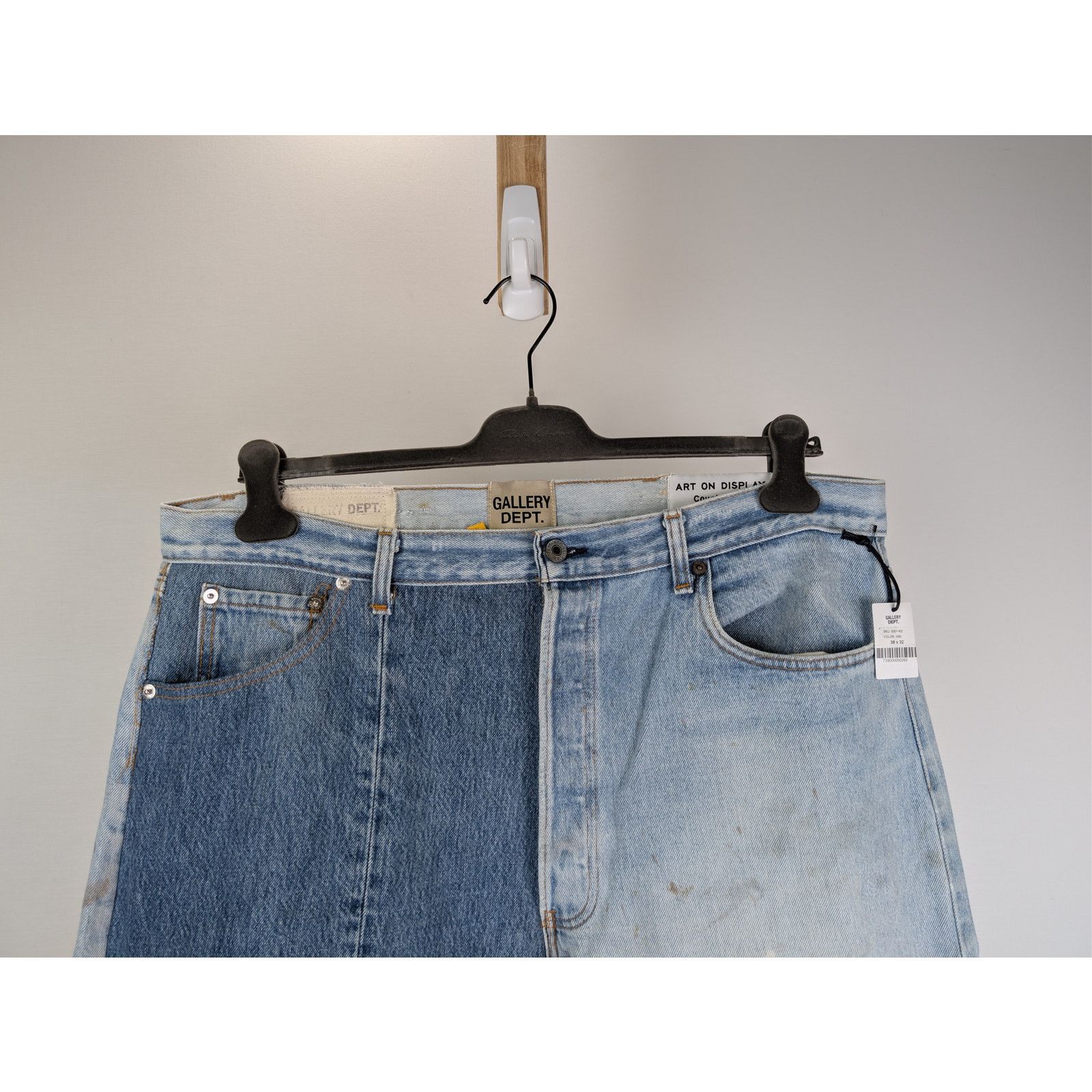 Gallery Dept. o1rshd1 Ken Reworked Vintage Ripped Destory Denim Jeans Size US 38 / EU 54 - 2 Thumbnail