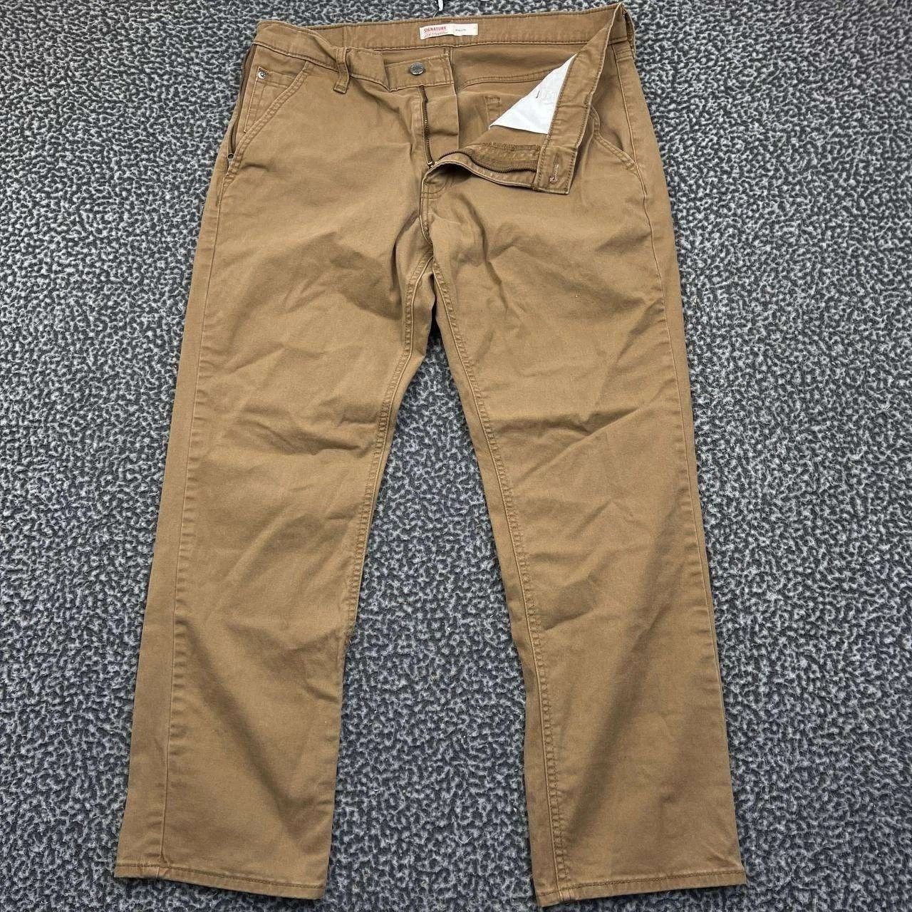 Other Signature Levi Strauss Athletic Fit Chino W34 L30 Pockets Size US 34 / EU 50 - 1 Thumbnail