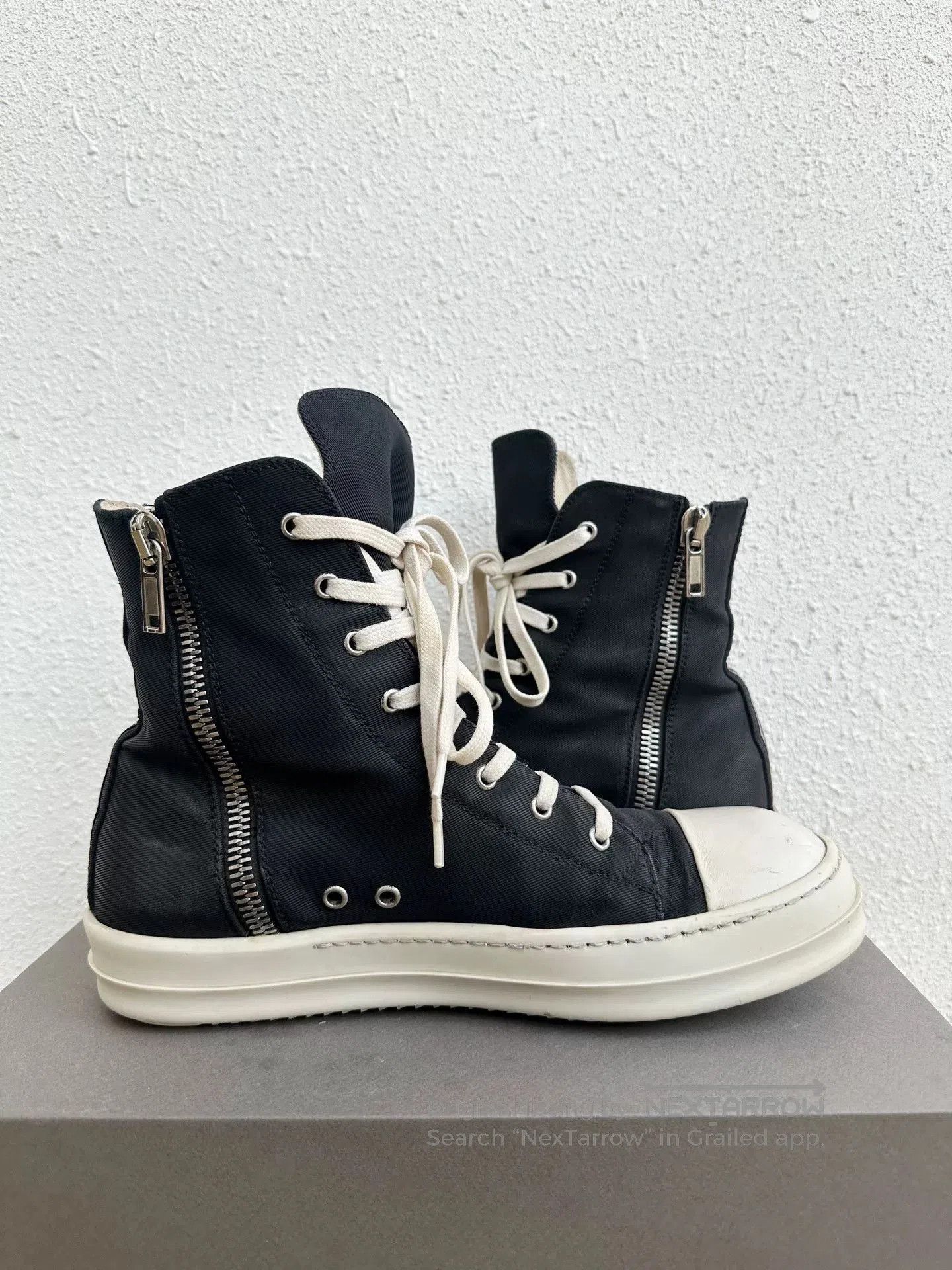 Rick Owens Drkshdw Rick Owens DRKSHDW Two-Tone Sneakers. Size US 9 / EU 42 - 5 Thumbnail