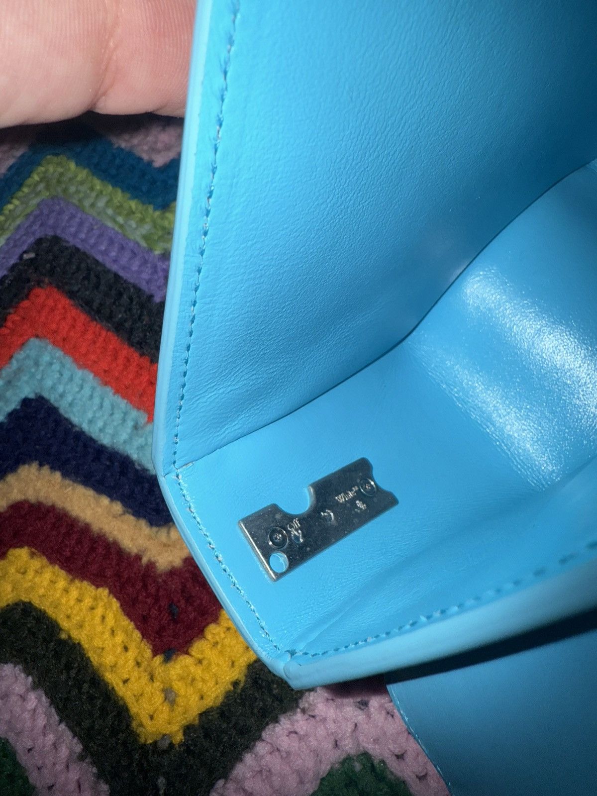 Off-White Off-White Blue Burrow Shoulder Bag 22 23 24 Virgil Abloh Size ONE SIZE - 9 Thumbnail