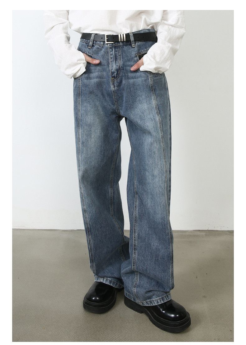 Japanese Brand American high street men's trendy retro jeans Size US 32 / EU 48 - 2 Thumbnail