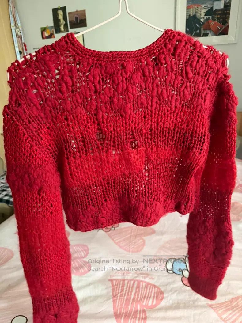 Helmut Lang Helmut Lang Crop Sweater Belly Exposed Smooth Soft Fabric Size XS / US 0-2 / IT 36-38 - 2 Thumbnail