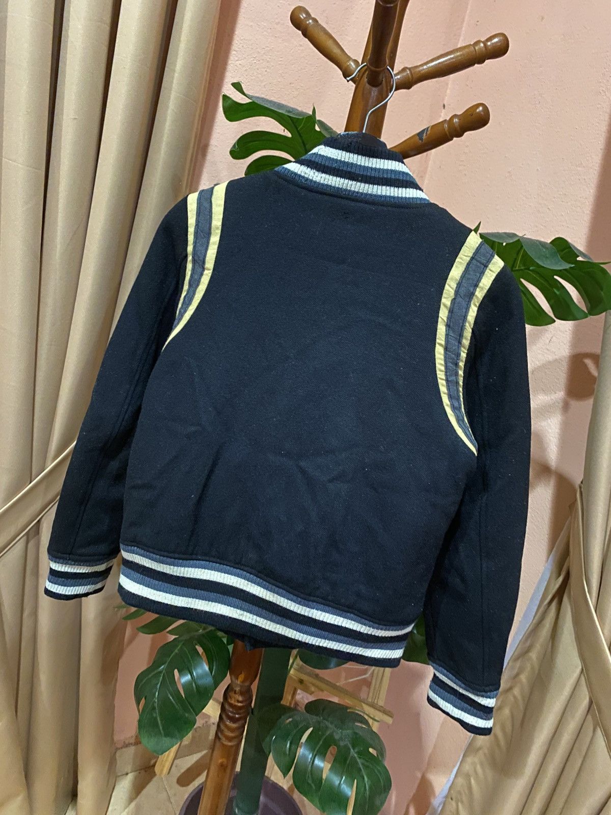 Japanese Brand Vintage RNASWEAT Stupid Wheel Varsity Jacket Wool Blend Size S / US 4 / IT 40 - 12 Thumbnail