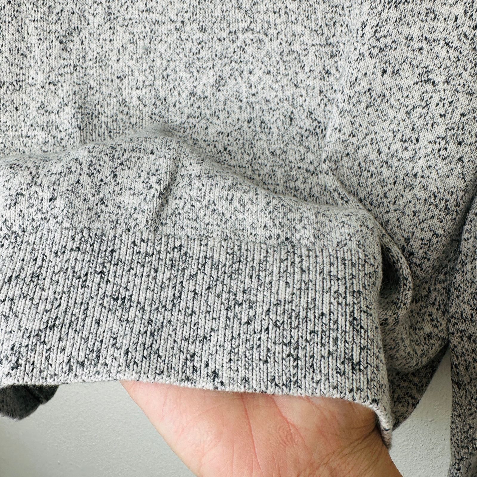 Cos COS Black & White Marled Long Sleeve Sweater 100% Cotton S Size US S / EU 44-46 / 1 - 5 Thumbnail
