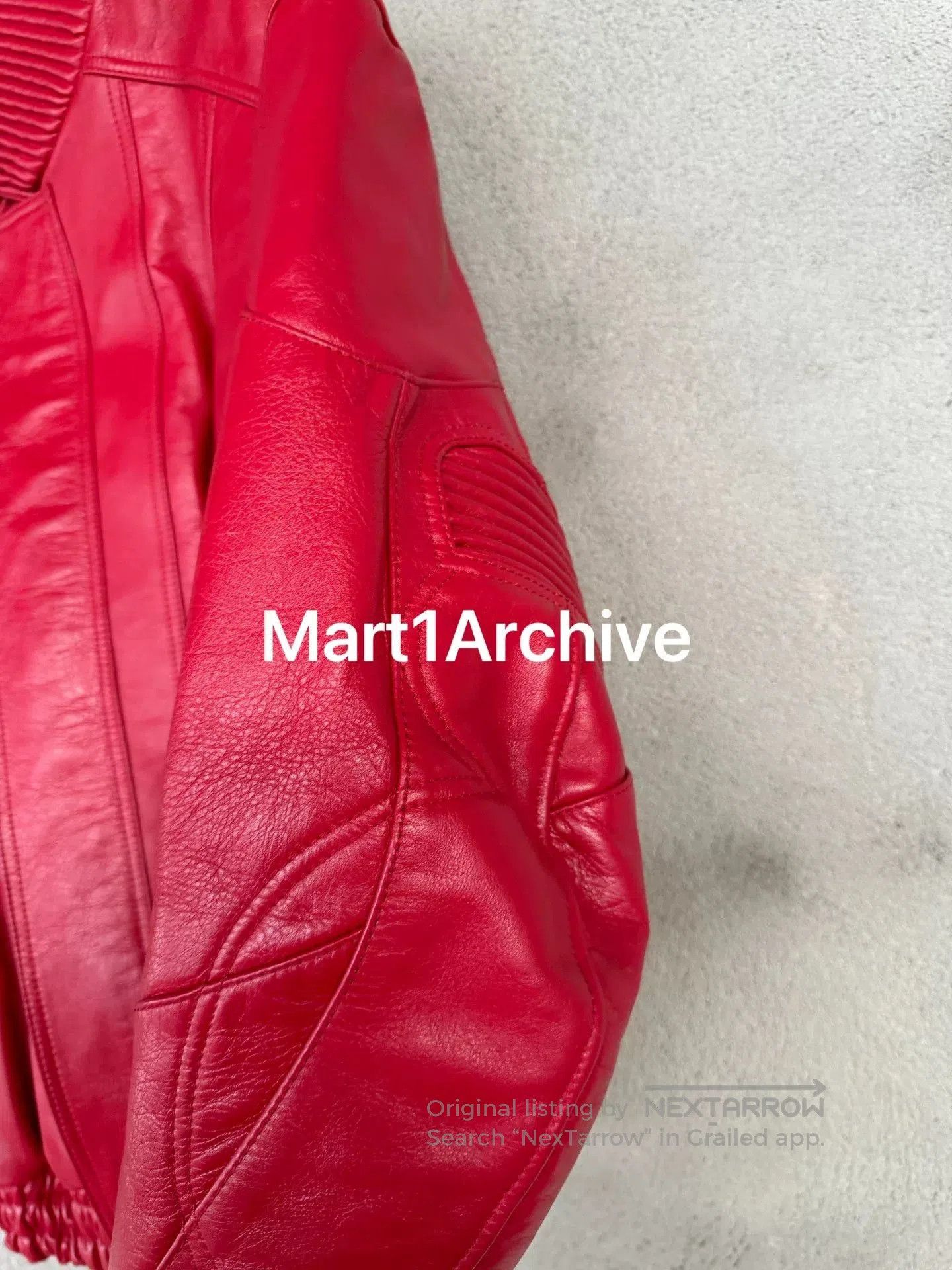 Balenciaga Balenciaga 19FW Akira Red Leather Jacket. Size US M / EU 48-50 / 2 - 4 Thumbnail