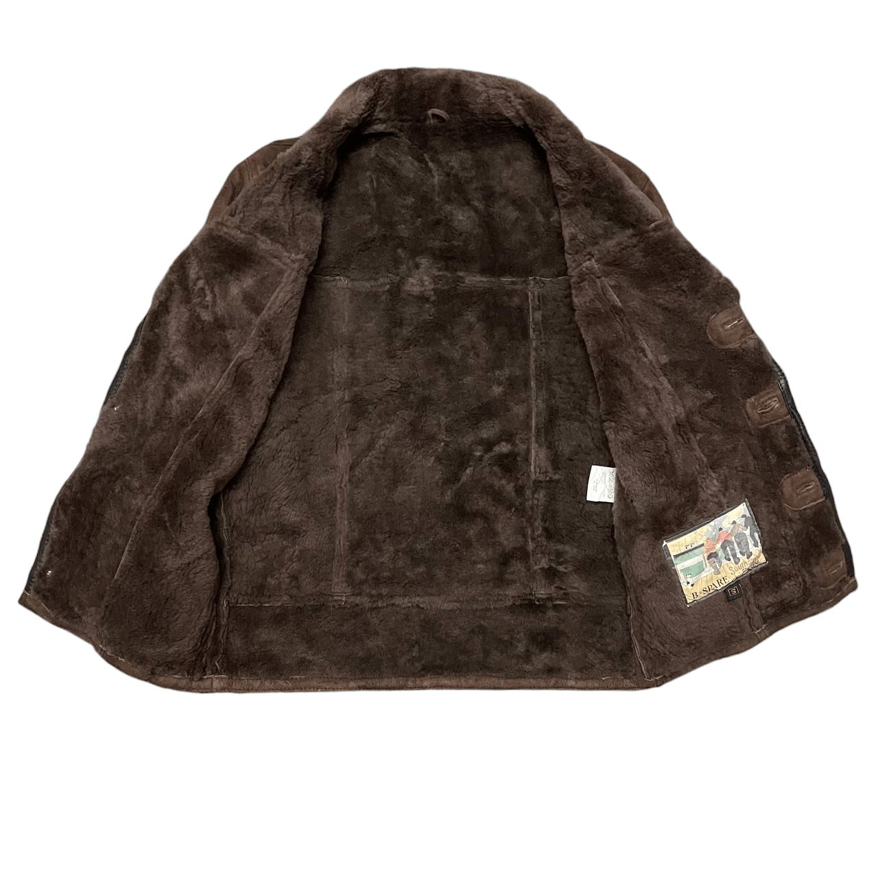 Leather Vintage Sheepskin Coat Leather Jacket Shearling Size US S / EU 44-46 / 1 - 6 Thumbnail