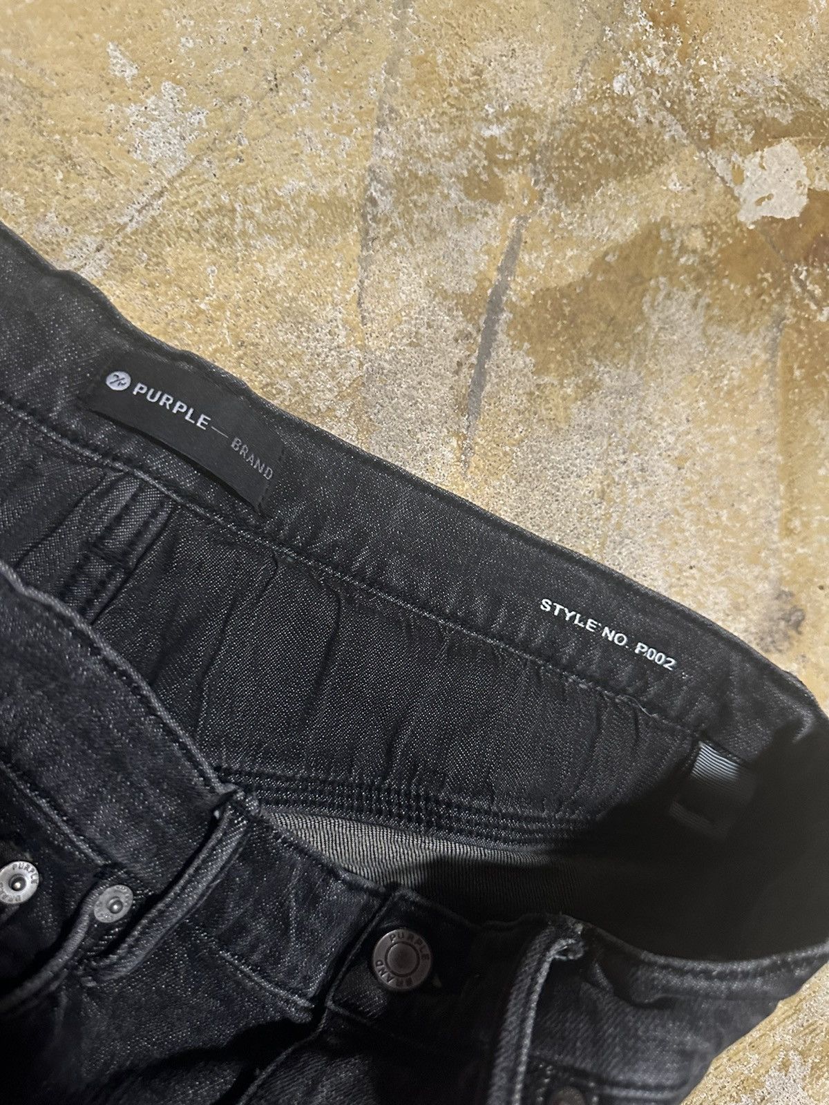 Purple Brand Purple Brand Denim Black Jeans With Knee Rips Size 36 Size US 36 / EU 52 - 7 Thumbnail