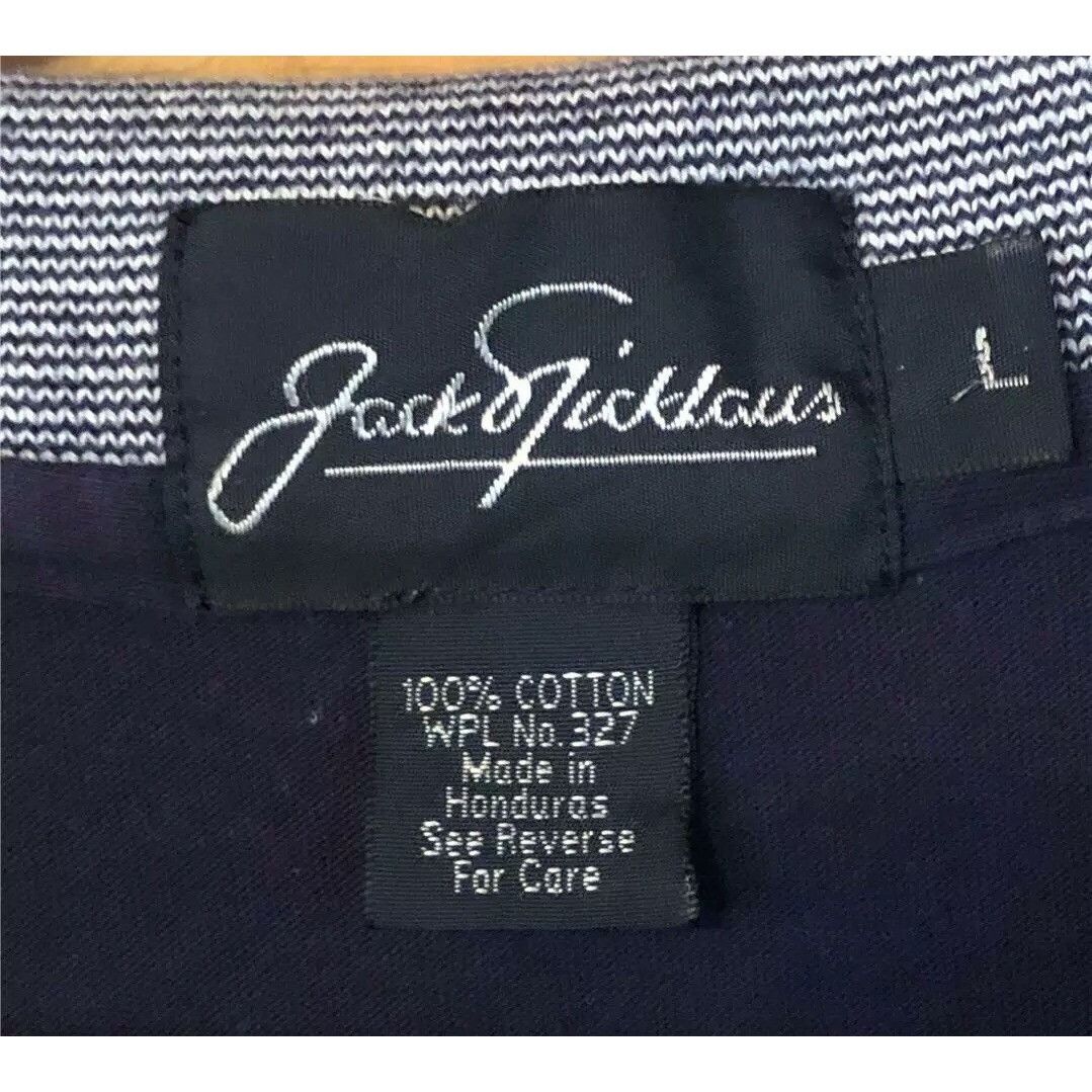Other Jack Nicklaus Golden Bear Logo Dark Blue Large Polo Shirt 10 Size US L / EU 52-54 / 3 - 2 Thumbnail