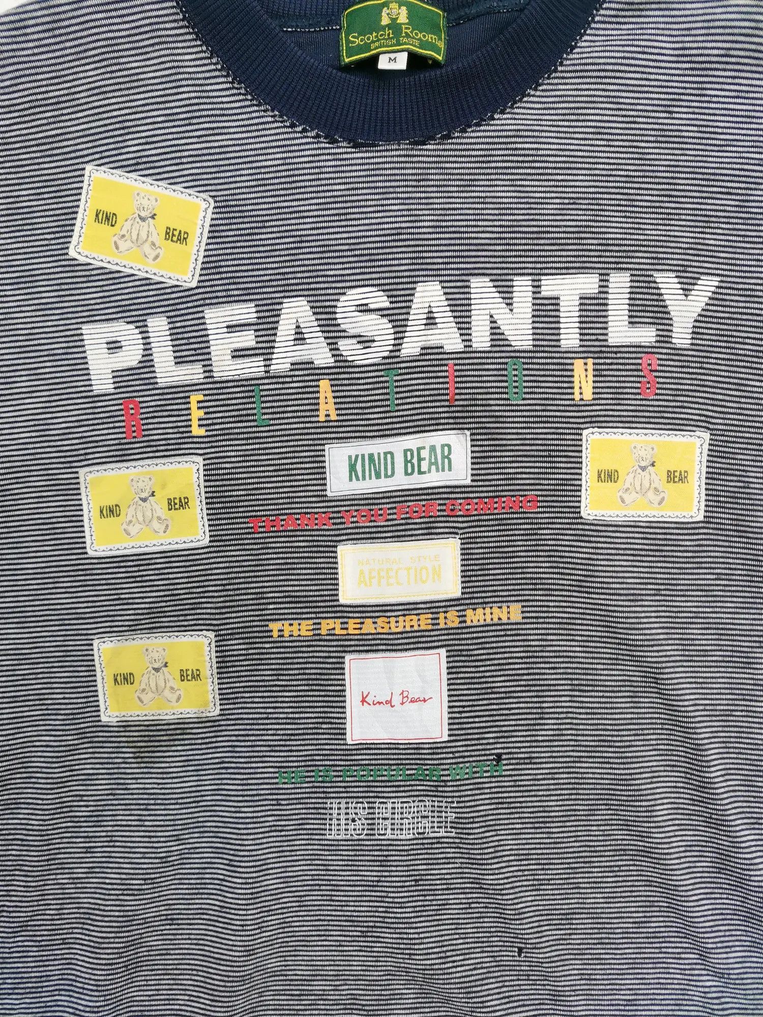 Designer × Japanese Brand Scotch Room Pleasantly Relations Kind Bear Sweatshirt Size US M / EU 48-50 / 2 - 6 Thumbnail