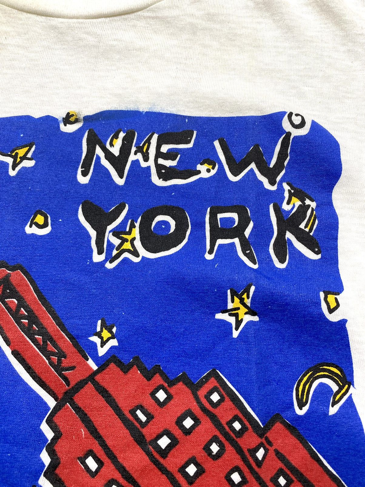 Vintage Rare! Vintage 1990’s New York Art T Shirt Hype Size US M / EU 48-50 / 2 - 7 Thumbnail