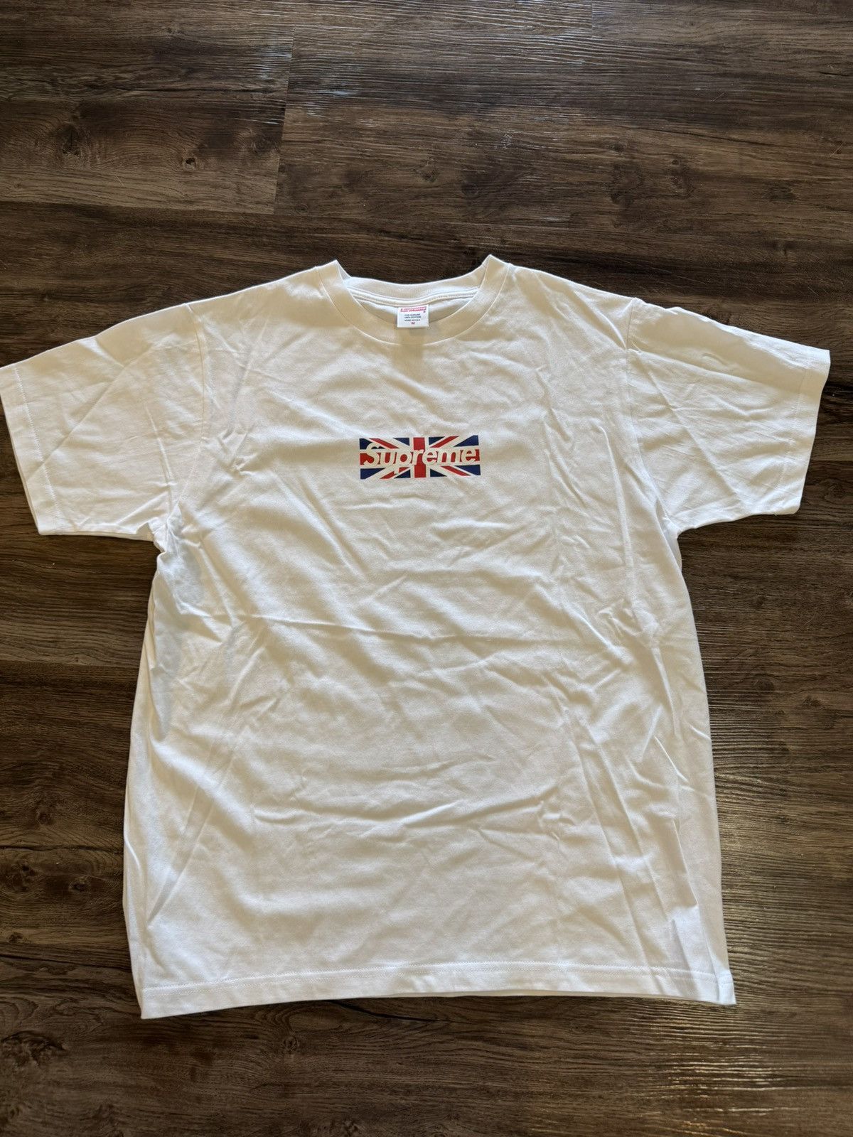Supreme Supreme Box Logo UK Edition Union Jack 2011 | Grailed