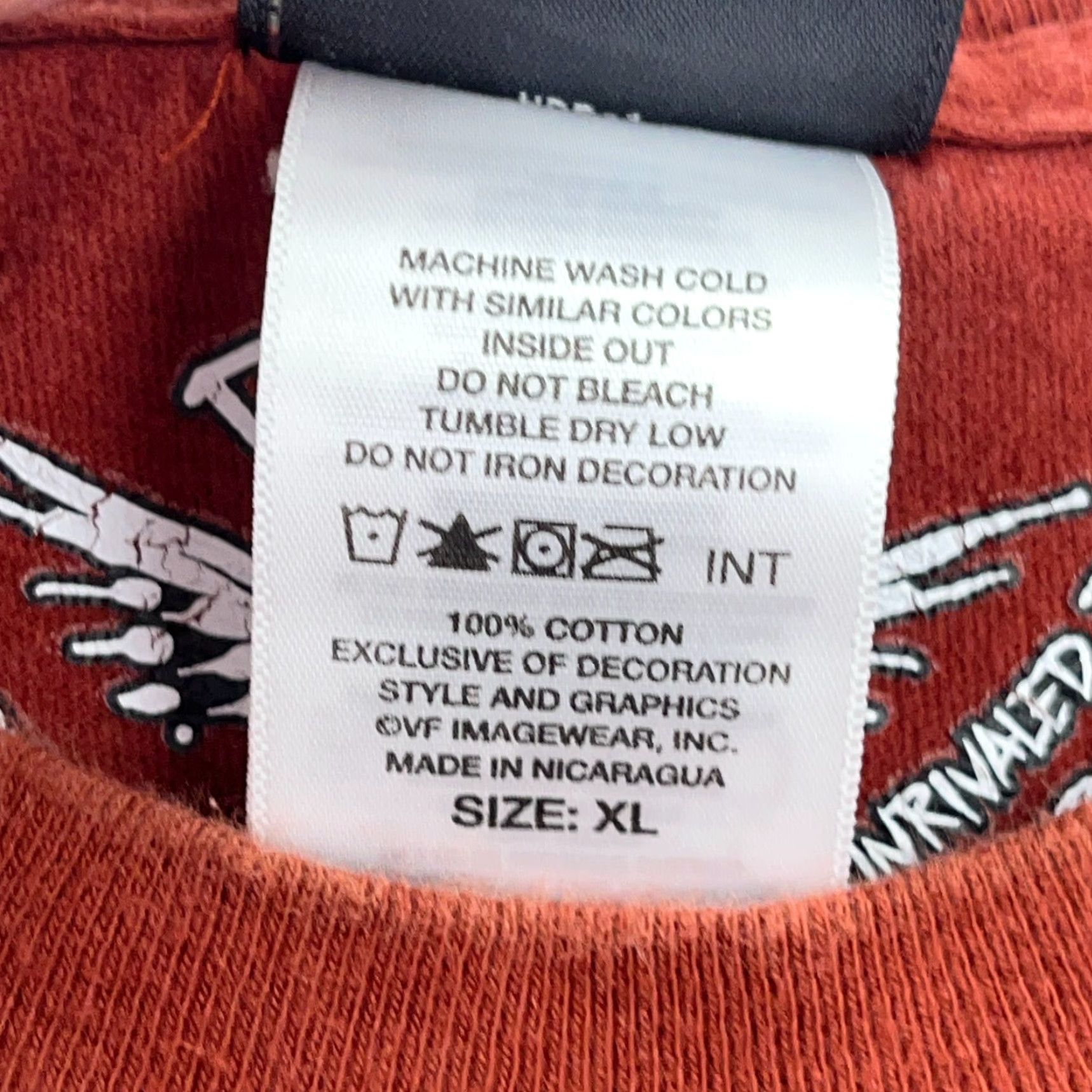 Harley Davidson Harley-Davidson Shirt Men XL Orange Tee Biker Motorcycle Fire Flames Florida Graphic Print Crew Neck Short Sleeve Logo Vintage: No Size US XL / EU 56 / 4 - 7 Thumbnail
