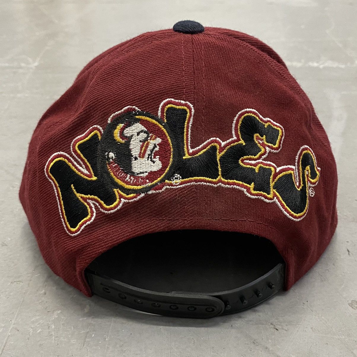 Top Of The World × Vintage Vtg 90s FSU Seminoles Top of the World Graffiti Snapback ToW Size ONE SIZE - 5 Thumbnail