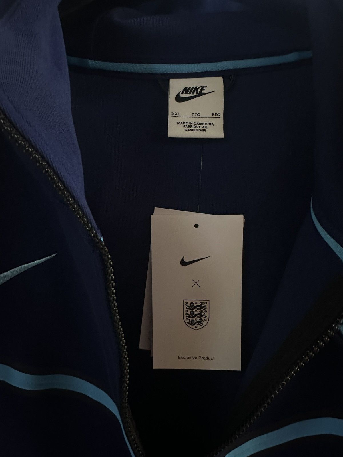 Nike Nike tech fleece zip hoodie Soccer England size XXL Size US XXL / EU 58 / 5 - 4 Thumbnail