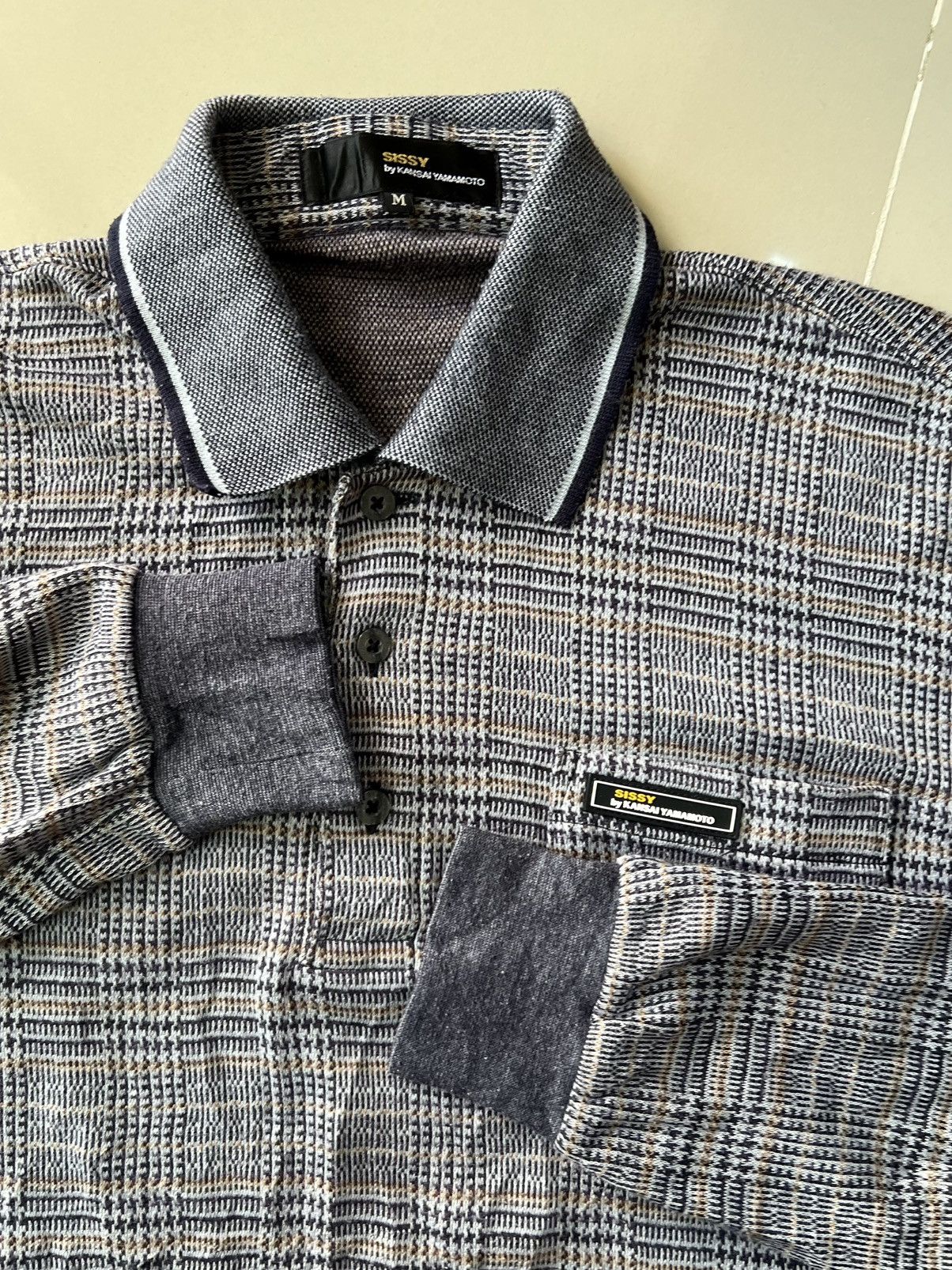 Japanese Brand Sissy By Kansai Yamamoto Polo Longsleeves Size US M / EU 48-50 / 2 - 1 Thumbnail