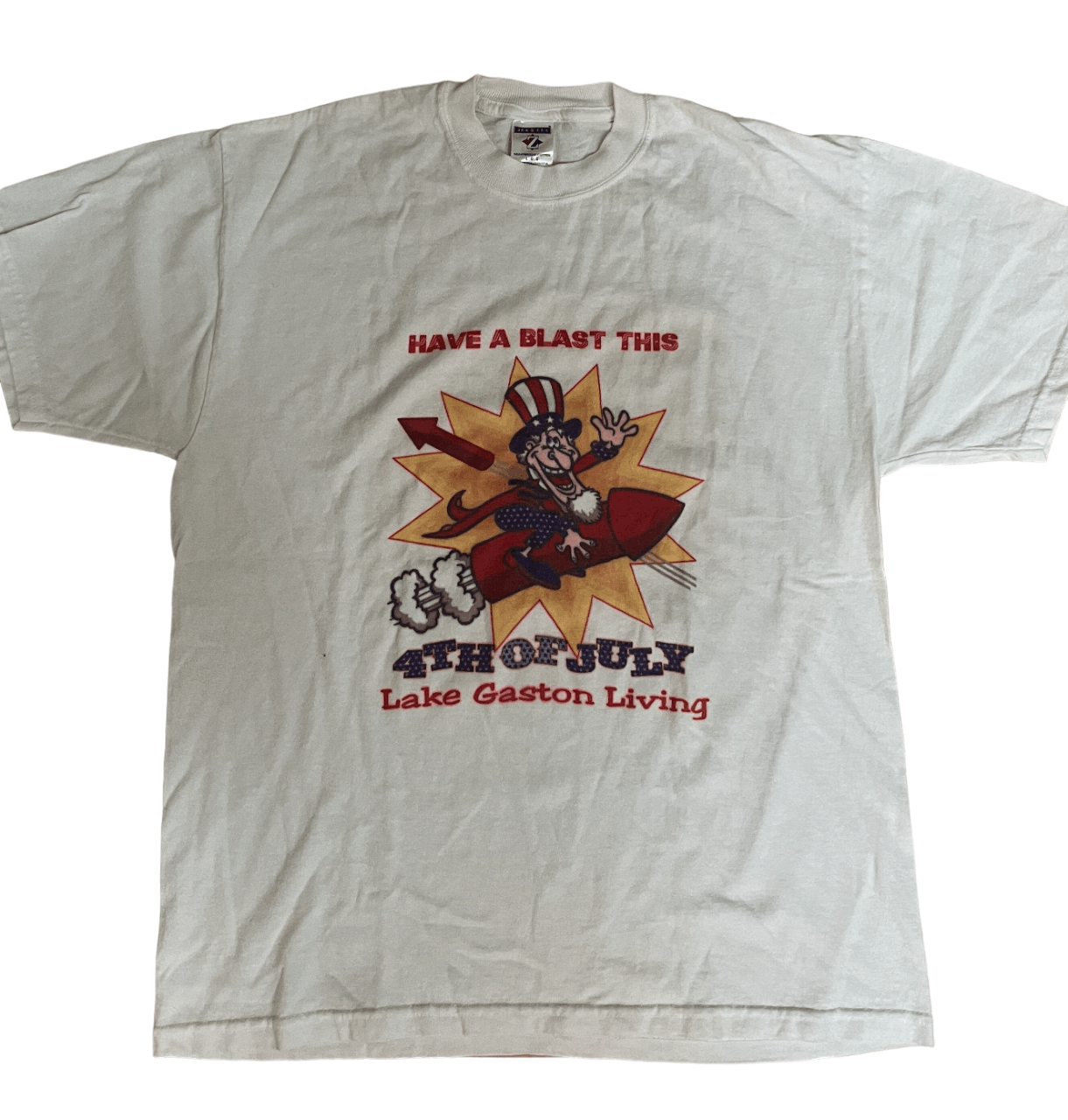 Vintage 90s 4th of July Graphic Tee Size US L / EU 52-54 / 3 - 1 Thumbnail