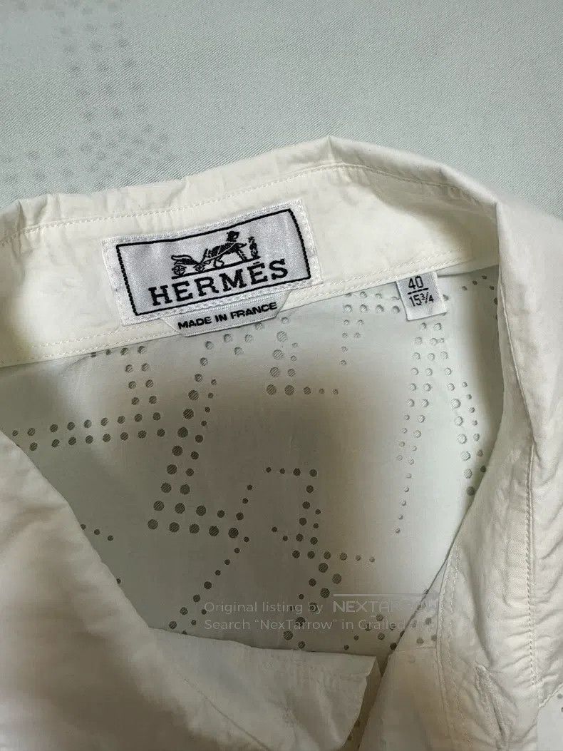 Hermes Hermes Shirt with special process fabric, hollow, light an Size US XXS / EU 40 - 7 Thumbnail