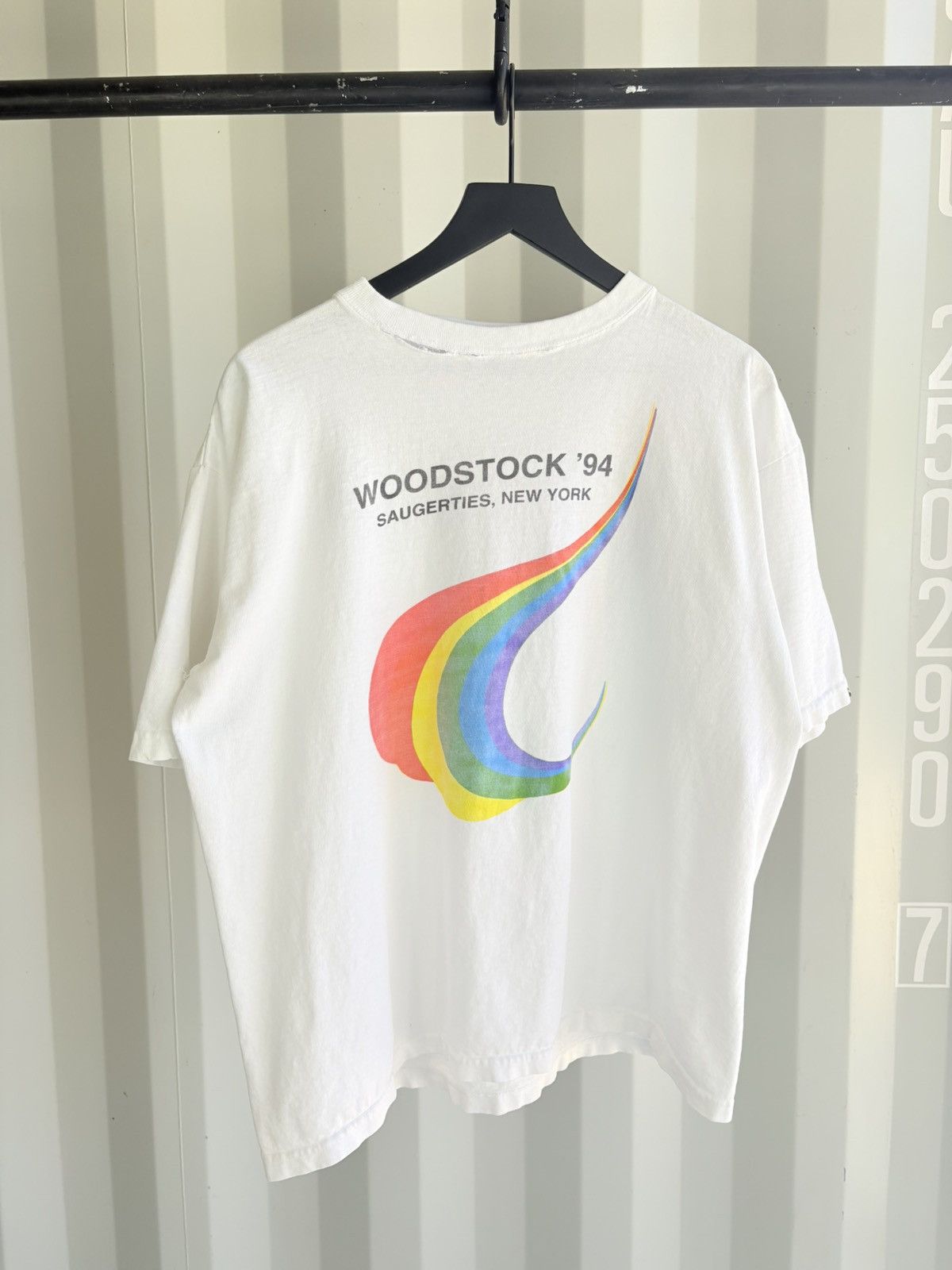 Band Tees Thrashed Woodstock 94 Band Faded Distressed ERD Grunge Size US XL / EU 56 / 4 - 1 Thumbnail
