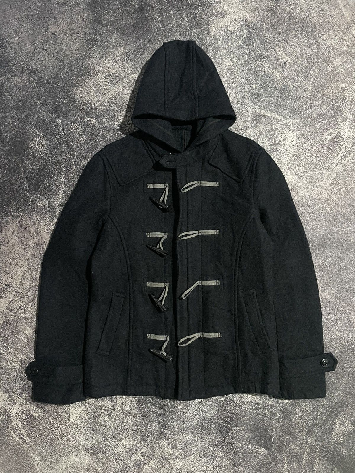 Japanese Brand Michel Klein Wool Duffle Jacket Size US M / EU 48-50 / 2 - 2 Thumbnail