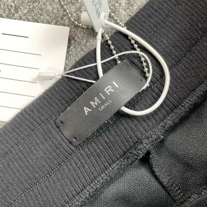 Amiri Amiri size S sequin striped black trousers Size US 36 / EU 52 - 5 Thumbnail