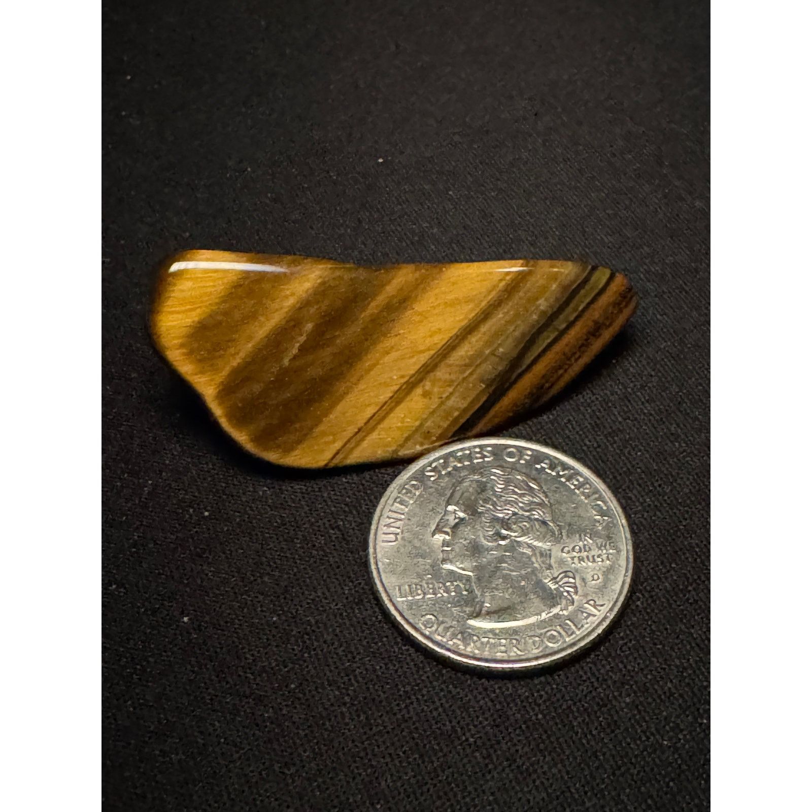 Other Vintage Handmade Agate Stone Tie Bar Size ONE SIZE - 3 Thumbnail
