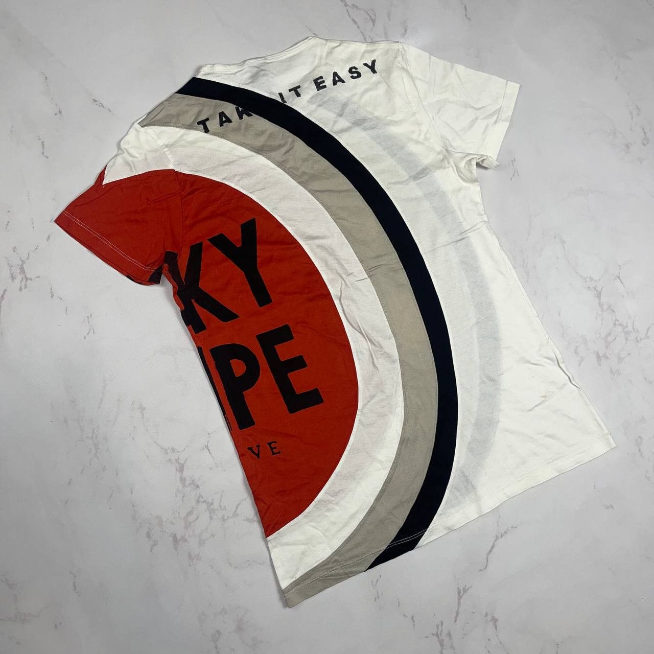 Vintage Band Tees × Vintage Other Lucky Stripe T-Shirt S Size Size US S / EU 44-46 / 1 - 10 Thumbnail