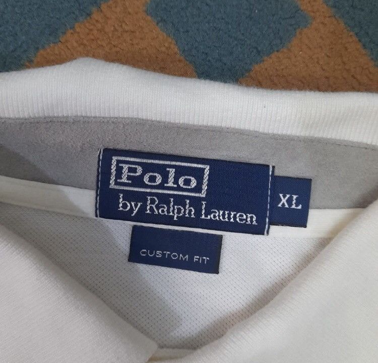Polo Ralph Lauren × Vintage Polo Ralph Lauren Big Pony White Rugby Size US XL / EU 56 / 4 - 6 Thumbnail