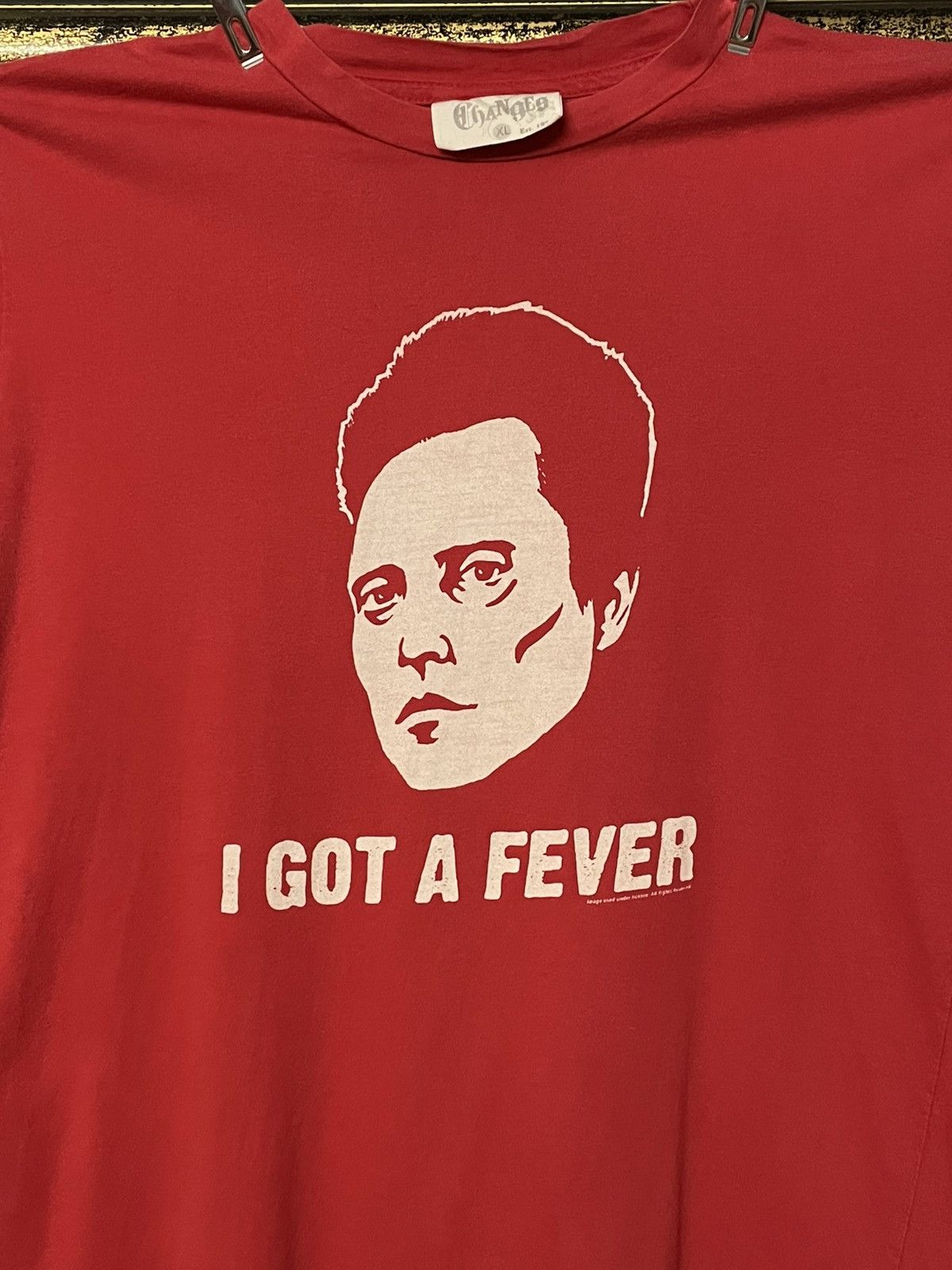Japanese Brand Vintage 1990S ‘ I Got A Fever ‘ Christopher Walken Tshirt Size US M / EU 48-50 / 2 - 3 Thumbnail