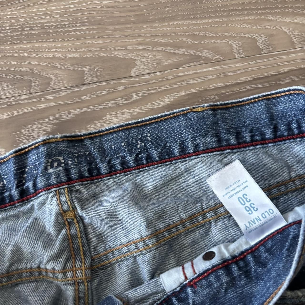 Vintage Crazy Vintage Y2K/2000s Grunge Dark Wash Denim Jeans! 36x30 Size US 36 / EU 52 - 7 Thumbnail