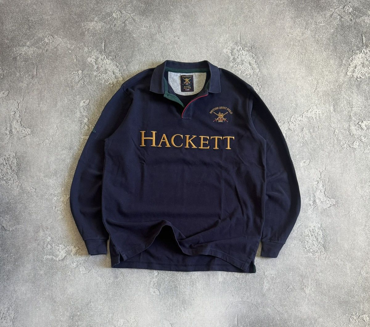 Hackett Hackett XL/size British Army polo rugby sweatshirts jumper Size US XL / EU 56 / 4 - 1 Thumbnail