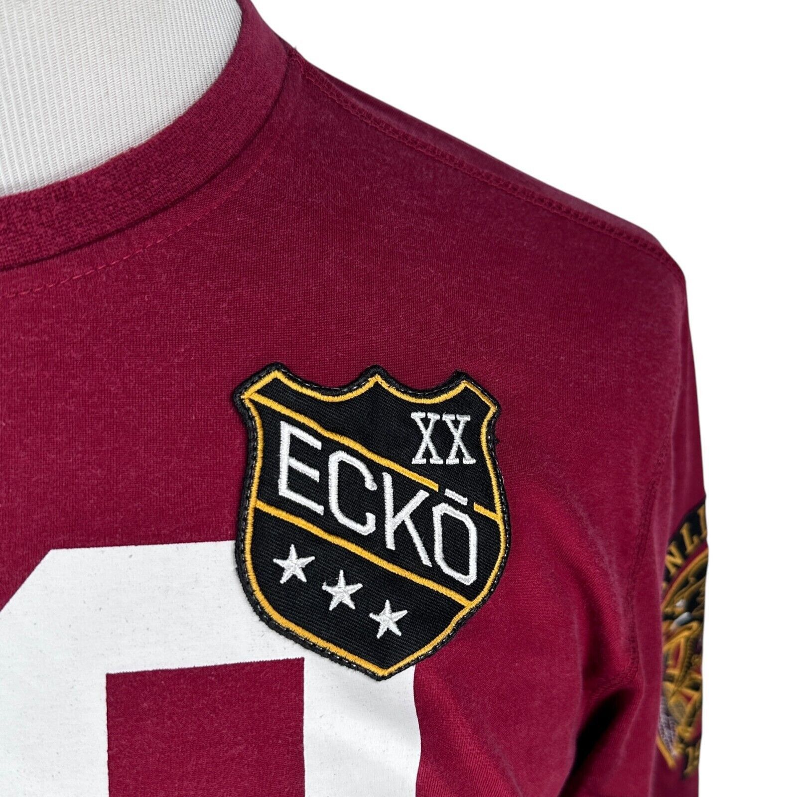 Ecko Unltd. Ecko Unltd 93 Heavyweight T-Shirt Mens L Red Long Sleeve Size US L / EU 52-54 / 3 - 2 Thumbnail