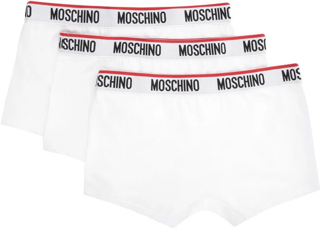Moschino o1y0225 Size : M / Logo 3-Piece Set Boxer in White Size ONE SIZE - 3 Thumbnail
